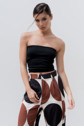 Pantalón estampado geométrico